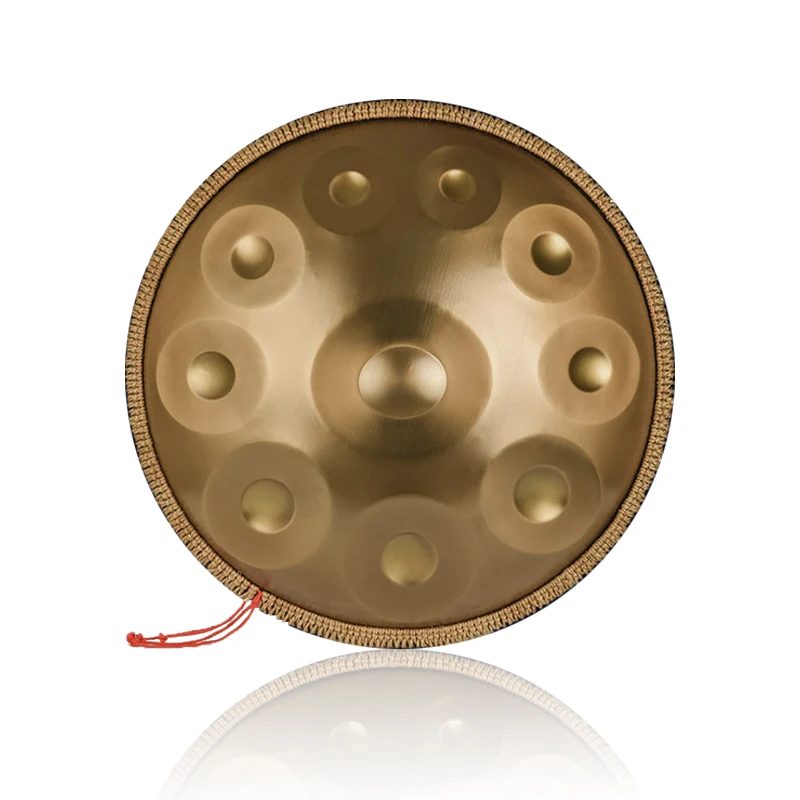 Handpan drum 9 note / 10 note 22 inch in D minor steel tongue drum with free handpan case and mallets