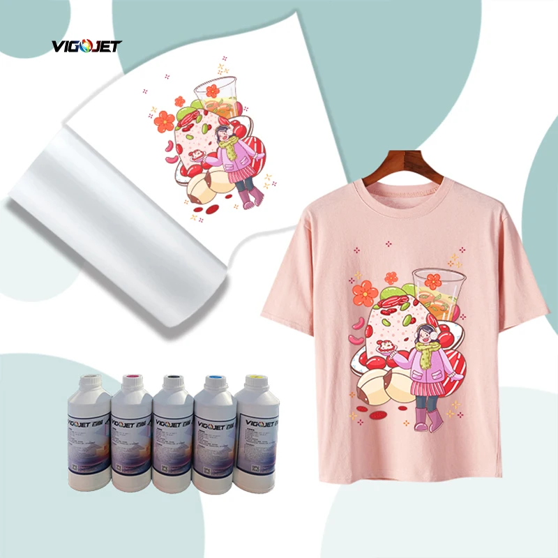 VIGOJET Hot Peel Glitter Dtf Film Reflective 30cm 45cm 60cm