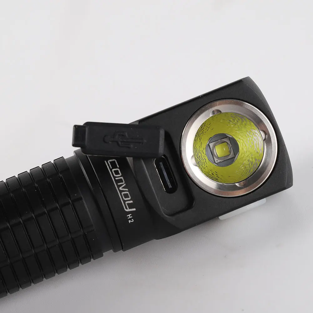 Фонарик Convoy H2 XML2 SST20 LH351D 219B 219C Многофункциональный Головной фонарь 18650 зарядный интерфейс type-c