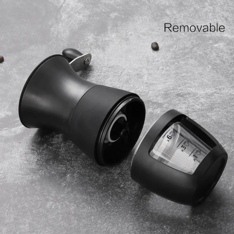 Portable Hand Bean Coffee Grinder / Manual Coffee Mills with Ceramic Grinding Core Stainless Steel Household Molino De Cafe