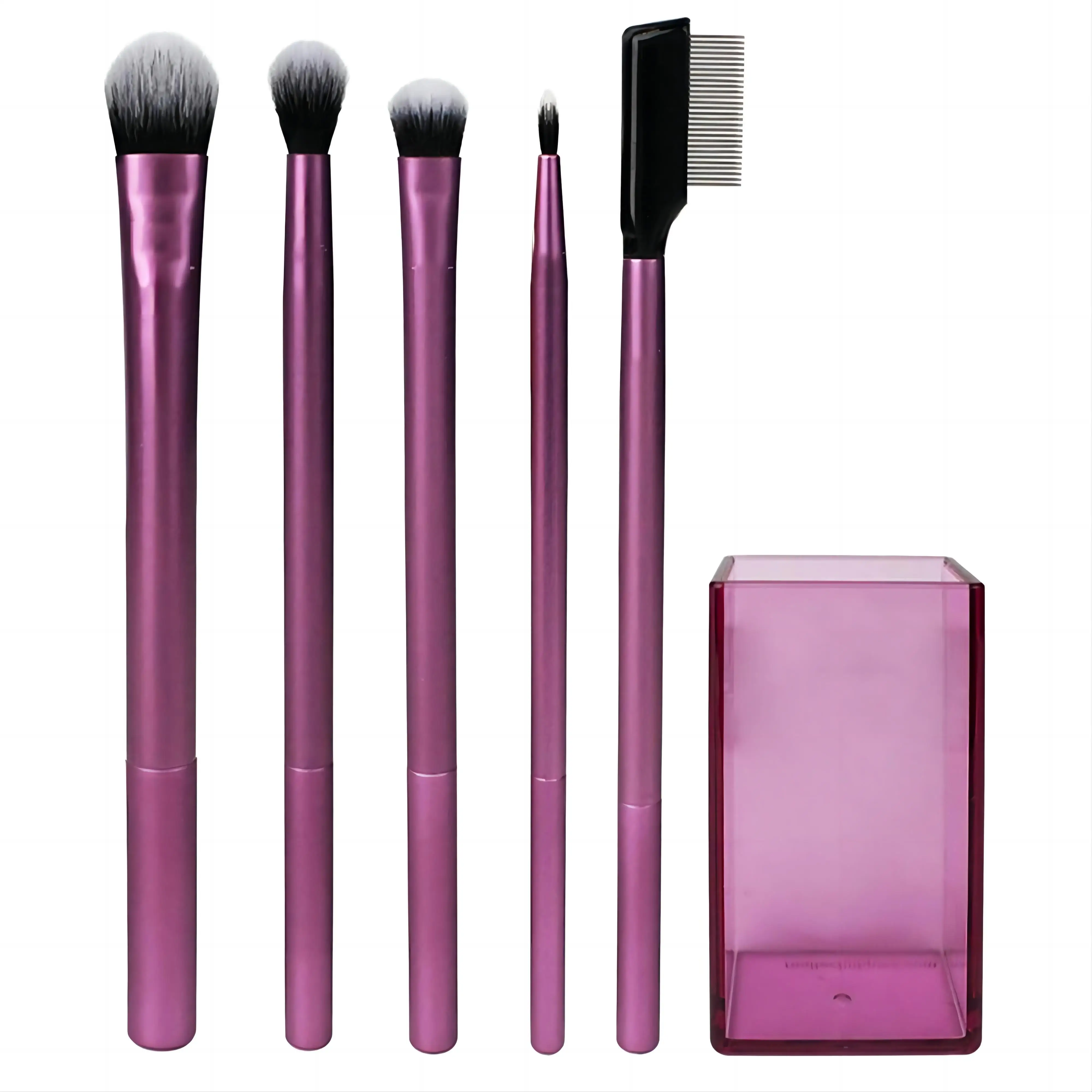 1/3/4/5/8 Pieces Custom Vegan Private Label Maquillaje Brochas Foundation Makeup Brush Set With Makeup Sponge Professional