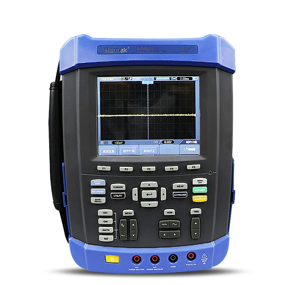 Hantek DSO1072E Регистратор данных 70 МГц / Счетчик частоты / Анализ спектра БПФ 1GSa / s 5 в 1 Ручной осциллографический мульти