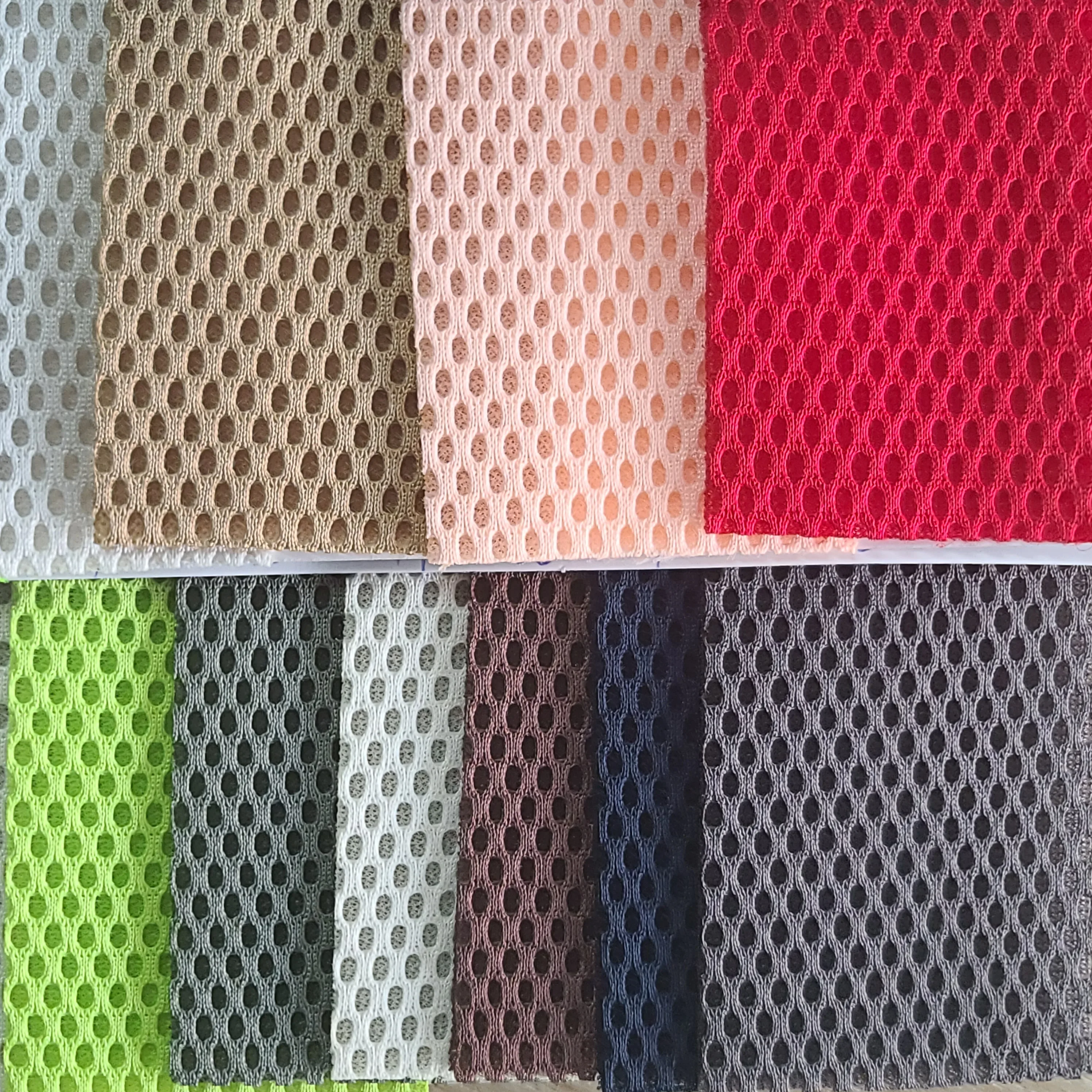 Factory 3D Spacer 100% Polyester Air Layer Mesh Sandwich Fabric for Shoes Mesh Upper Fabric