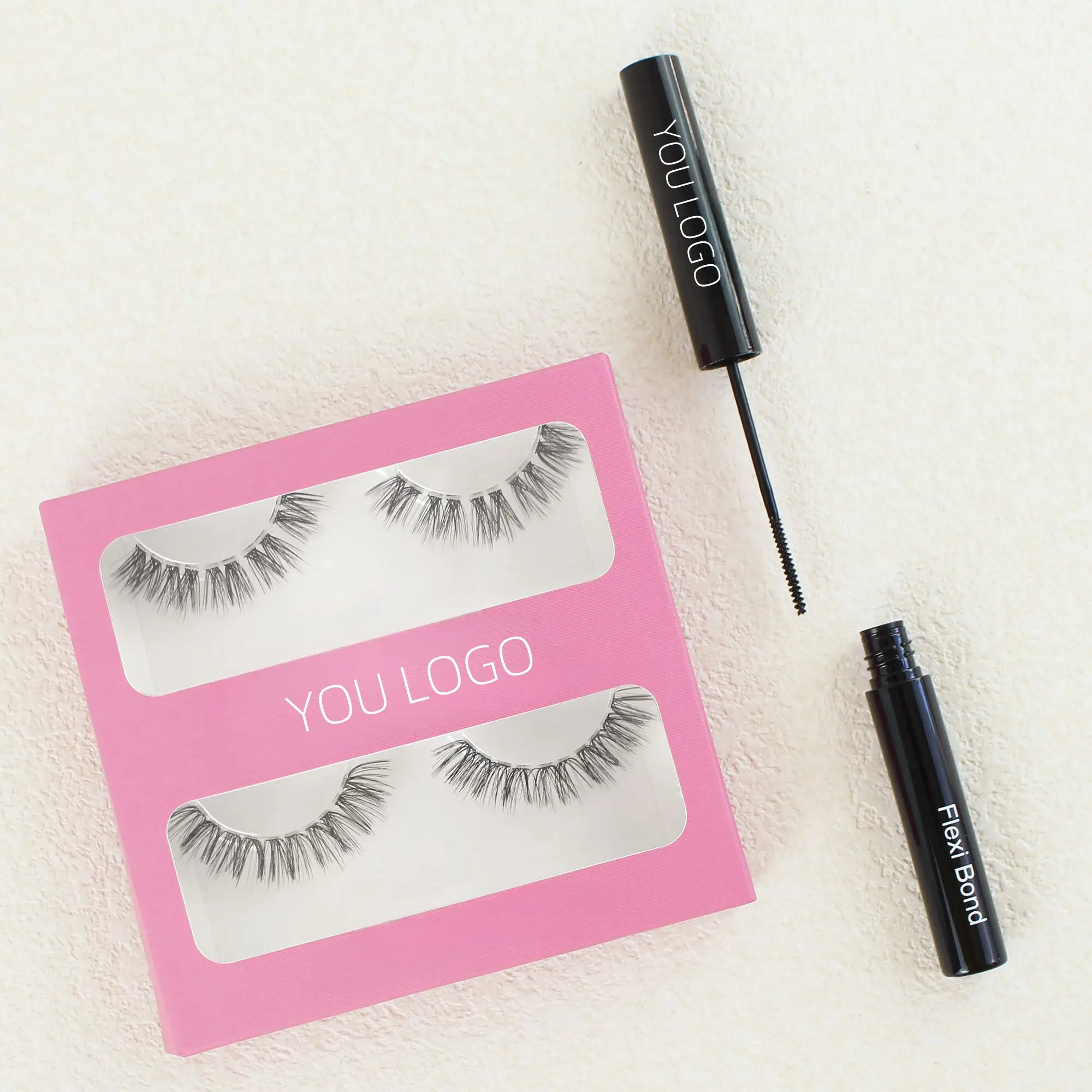 Private label waterproof diy lash extension kit bond and seal lash clusters kit cruelty-free korean vegan silk diy eyelashes