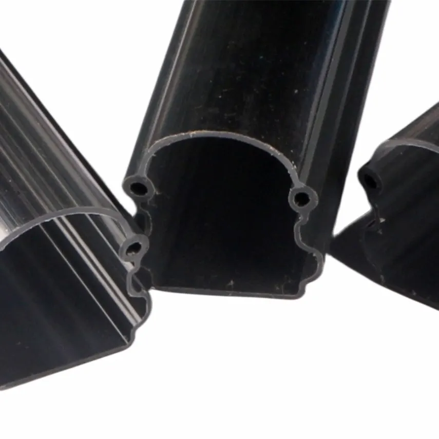 Aluminium Profile Pc Matte Black Cover For Led Strip Bar Light Customized Black