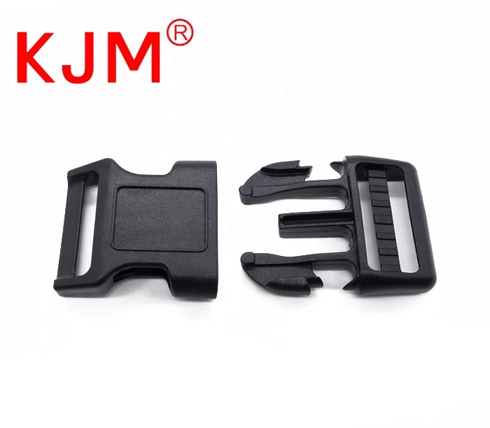 OEM ODM Accept 25mm Quick Release Contoured Plastic Adjustable Pet Buckle for Dog Collar