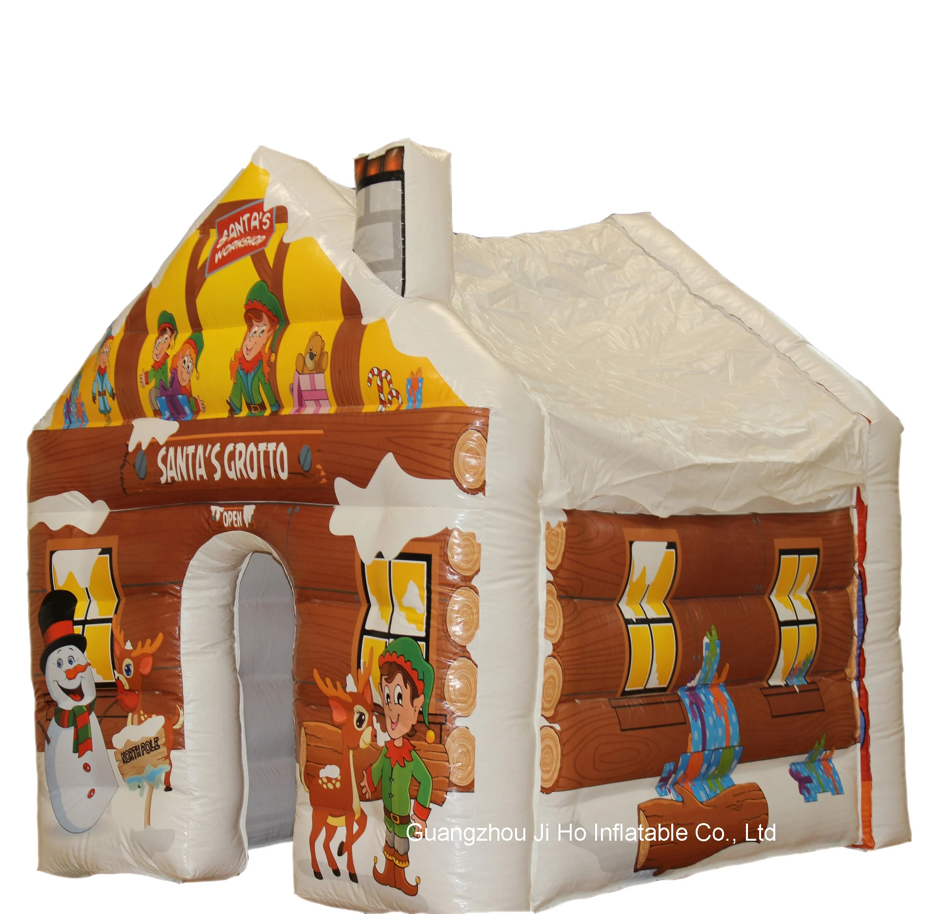 Christmas Decoration Inflatable Santa Grotto Inflatable Gingerbread House Inflatable Santa House