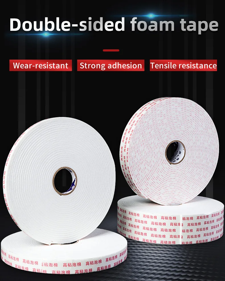 BYSLI  Wholesale Electronic Component Transistor White Double Side PE Foam Tape High Quality