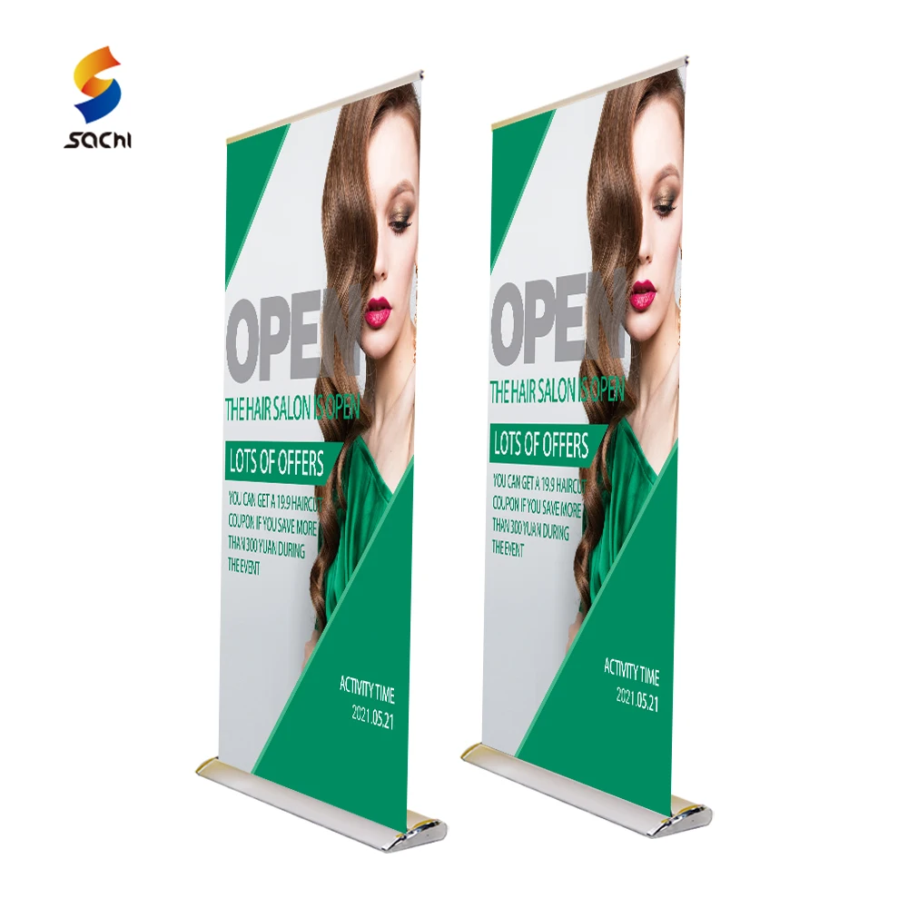  Factory Custom roll-up banner with Stand Digital Printing Retractable Banner Stands Roll Up for