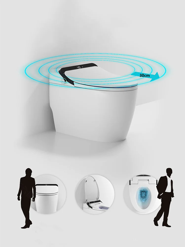 Wholesale Customization bathroom integrated intelligent toilet Intelligent Bidet With The And Ambient Light  Luxury Smart Toilet