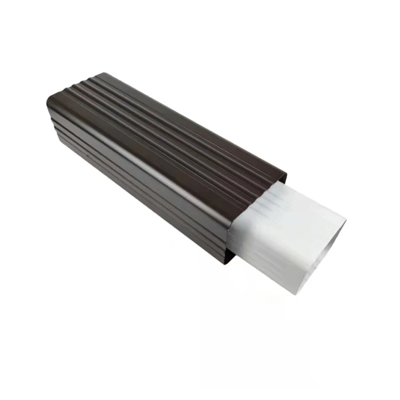 Price of metal aluminum roof rainwater pipe and guttergutter aluminium rain gutter aluminium supplier