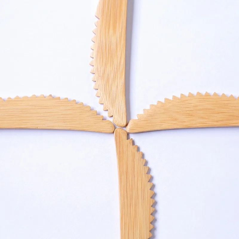 High quality kitchen coconut knife Butter Bamboo knife