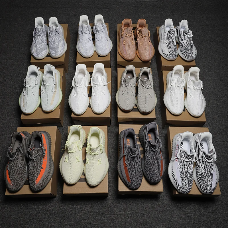  2021 оригинальное качество брендовый логотип под заказ Зебра Yeezy 350 V2 Стиль Мужские Женские повседневные кроссовки спортивная