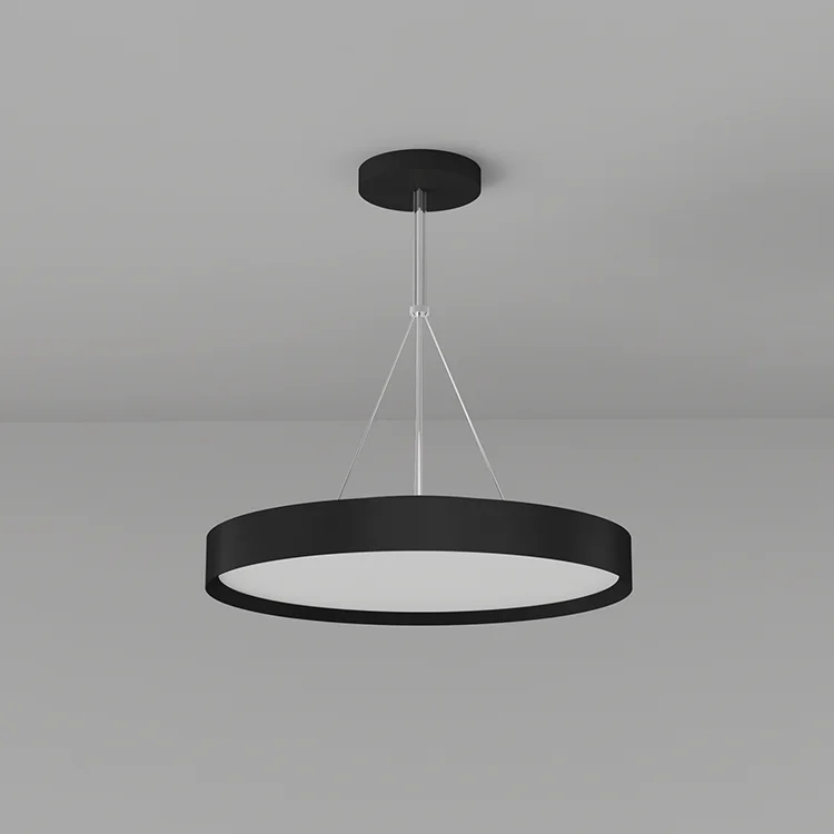 Quality  600mm 900mm UGR19 CCT up down large size Aluminum round panel surface mount suspended LED panel light