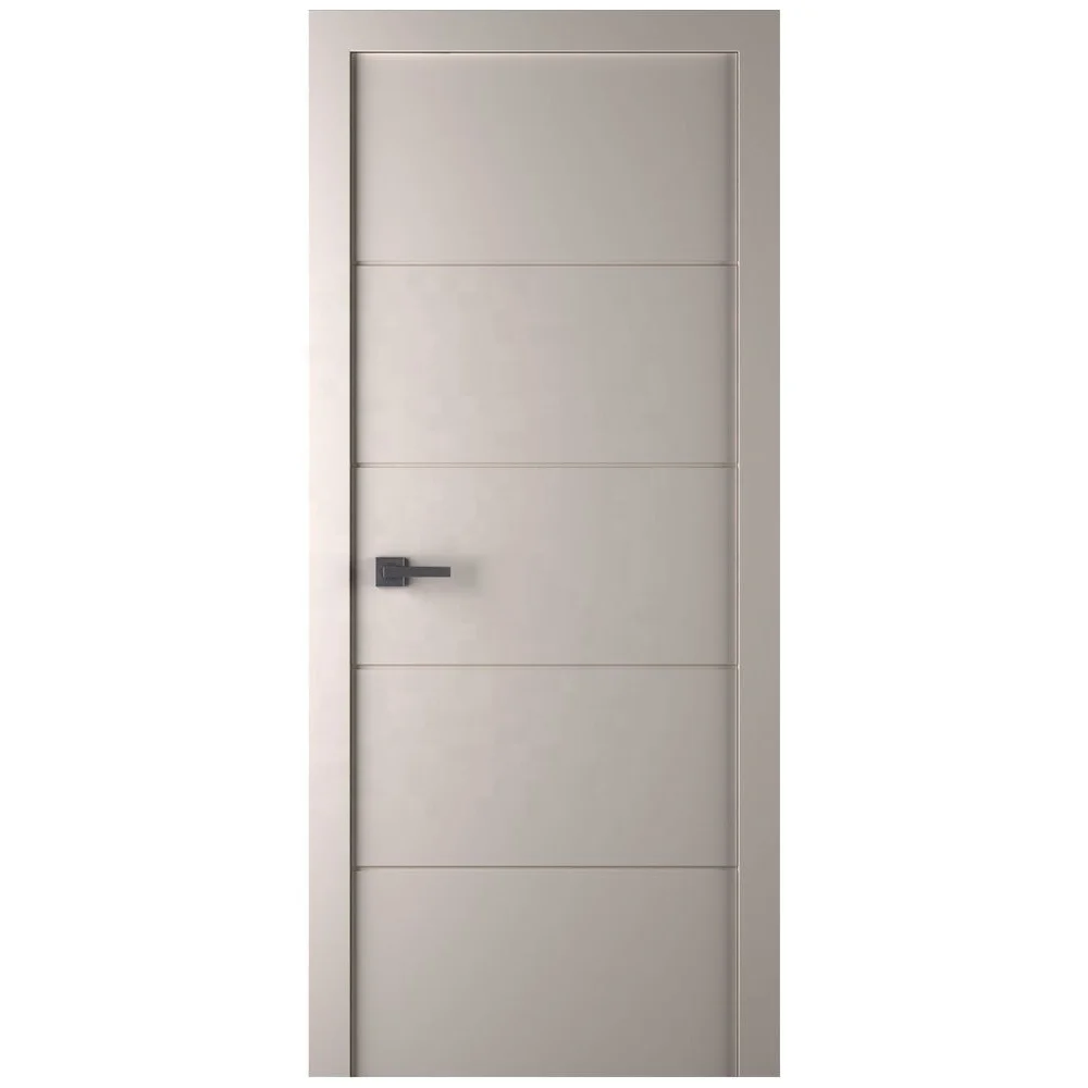 Красочная ПВХ ламинатная отделка дизайн дешевая интерьерная деревянная дверная панель