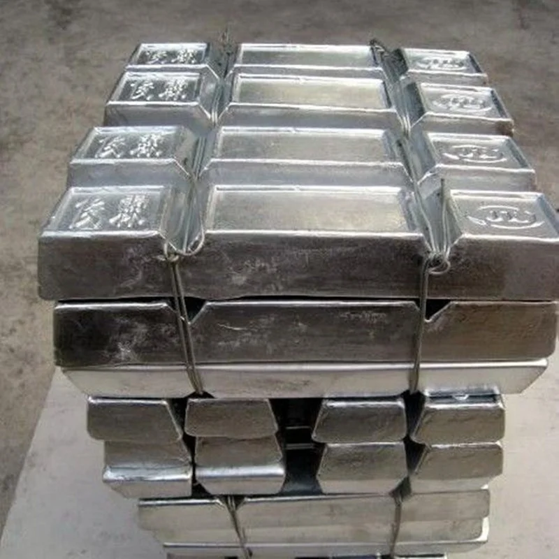 Pure Zinc Ingots with high grade 99.995%