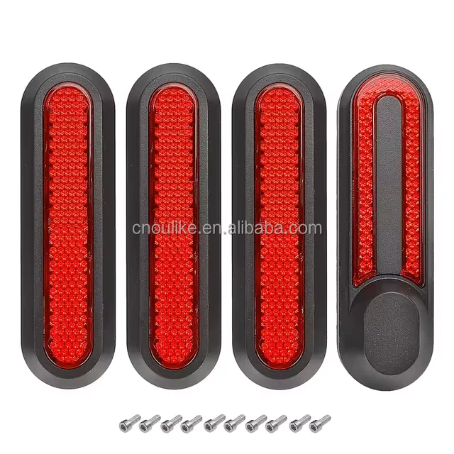 Reflective Wheel Cover Protect Shell for Xiaomi M365 Pro 2 1S Electric Scooter Front Rear Hub Cap Safety Night Reflector Sticker