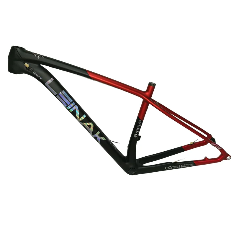 Anodic Sandblasting Process New Design New Packaging Painted Spare Parts For Bicycles Carbon Fiber Frame