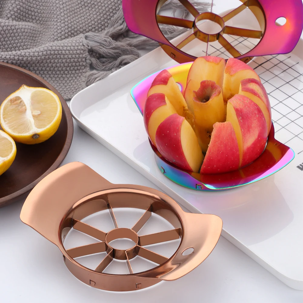New Product Home and Kitchen Fruit Tool Stainless Steel Apple Corer Slicer Cutter