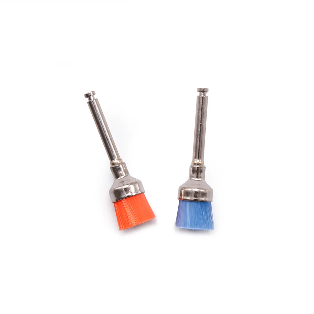 High quality colorful disposable dental nylon polish brushes