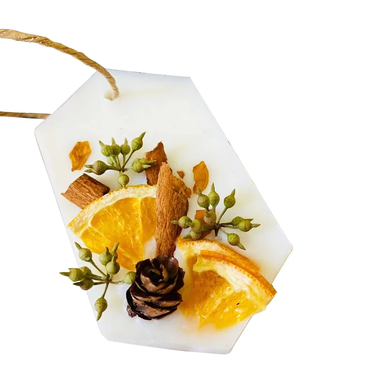 Custom Label Dried Crystal Flower Aroma Wax Sheet Home Decorative Gift Box Scented Candle Wax Tablets