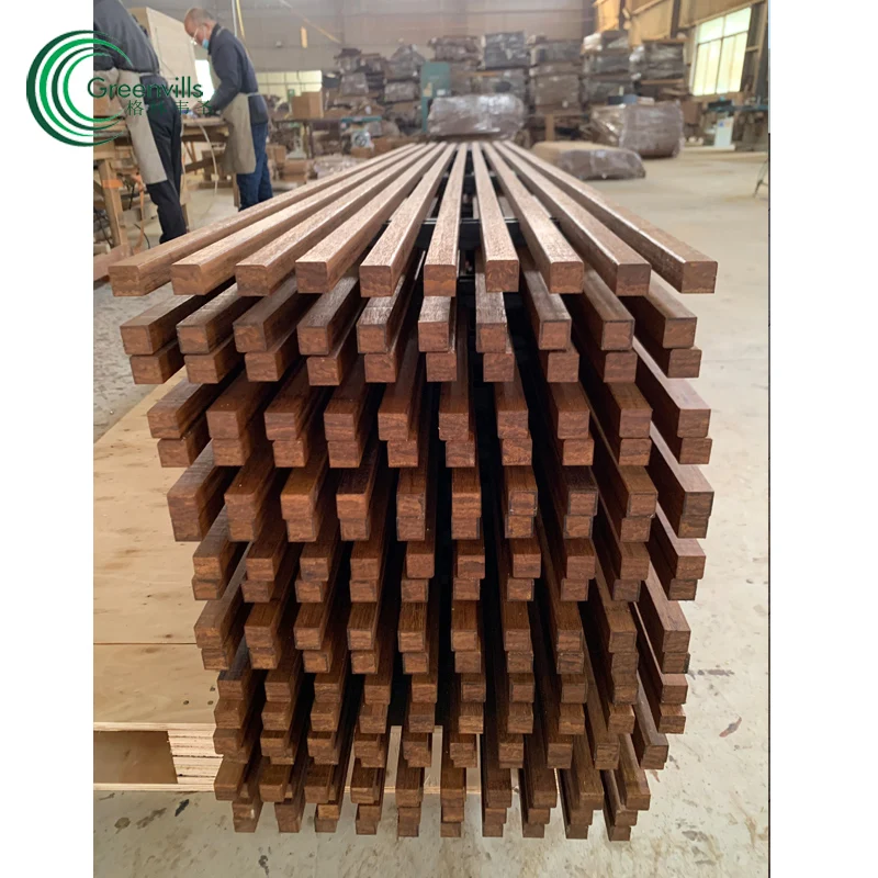 2022 new design solid strand woven bamboo grilling solid bamboo grating keel/panel/strip