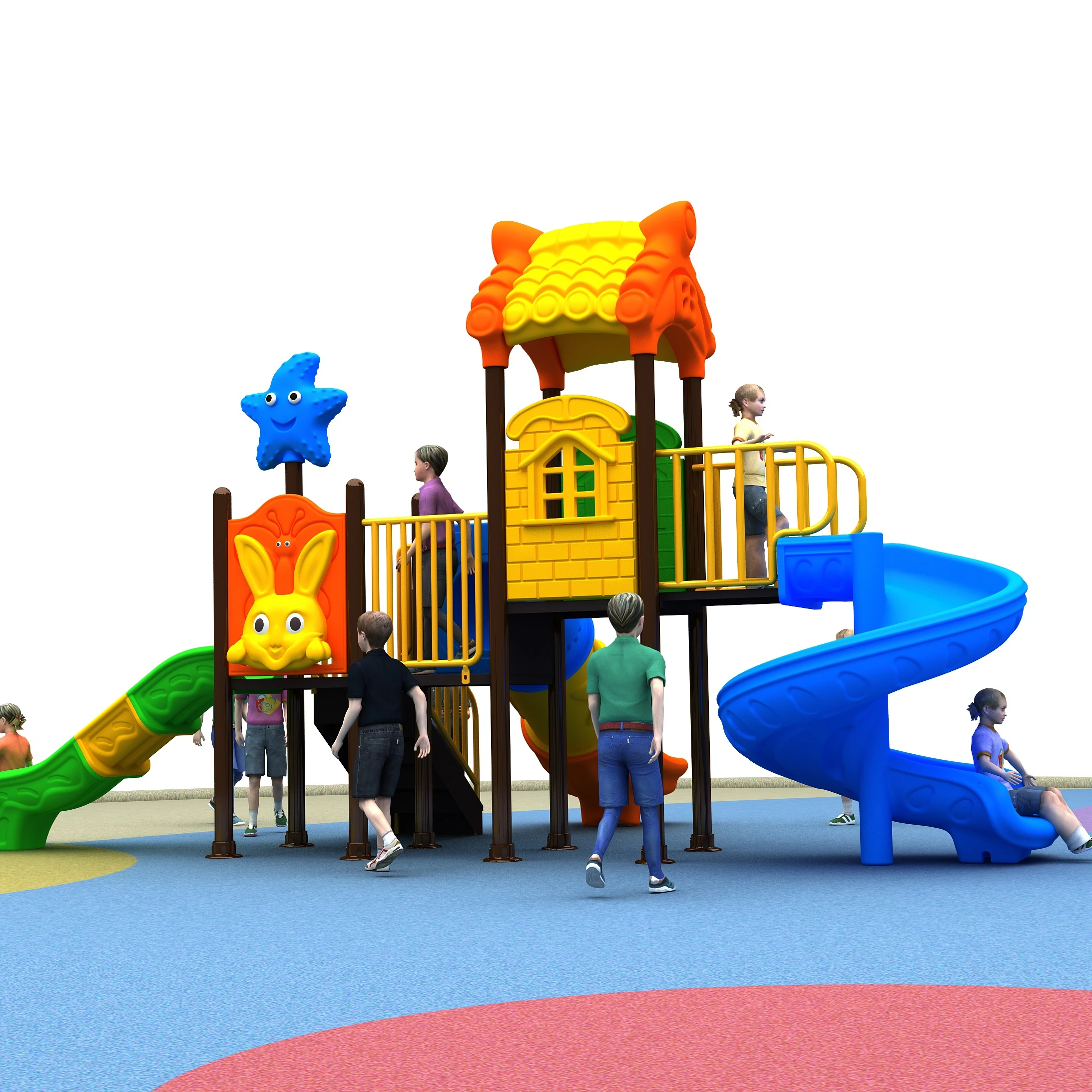 Outdoor playground toys Slide  Climbing Frame facility entertainments For children to play
