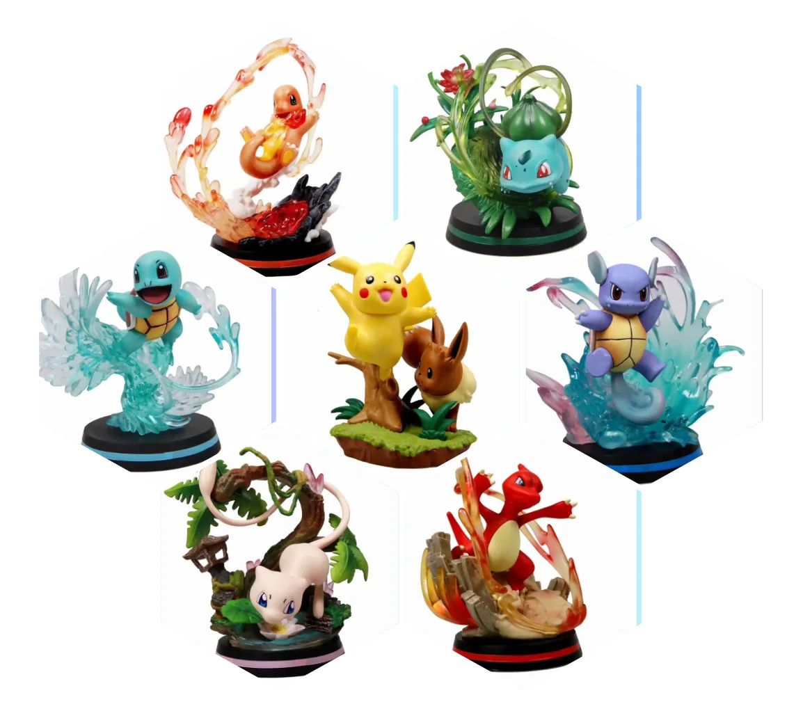 hot 13styles high-quality Anime Figure High Quality Action Figures Monster Toys for Poke-mon Kids Pokemoned Action Figure