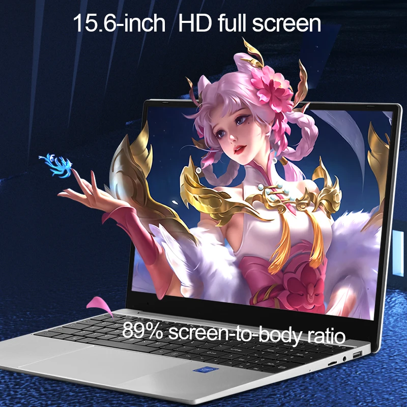 High Performance Laptops 8GB RAM 512GB SSD 15.6 Inch J4125 Win10 Laptop Computer for business