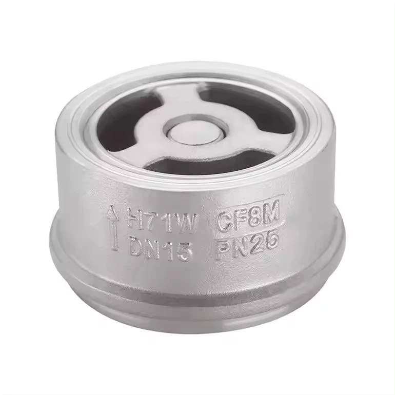 XinHong Valve Manufacturers Stainless Steel 304 316 DN25 Water control valve stop Spring Check Valve