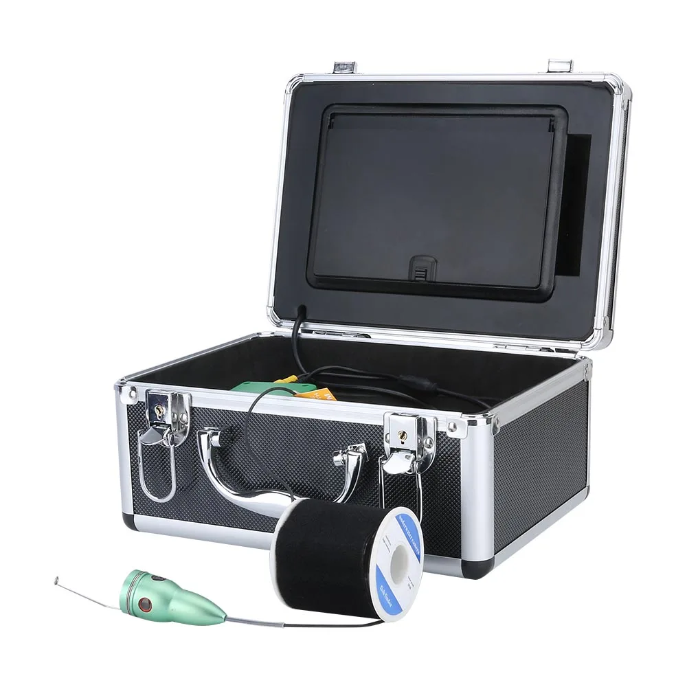 7inch Fish Finder Underwater Fishing 1080P Camera Kit 7 Inch WIFI Wireless 16GB Video Recording DVR +15M 6W IR Underwater Camera