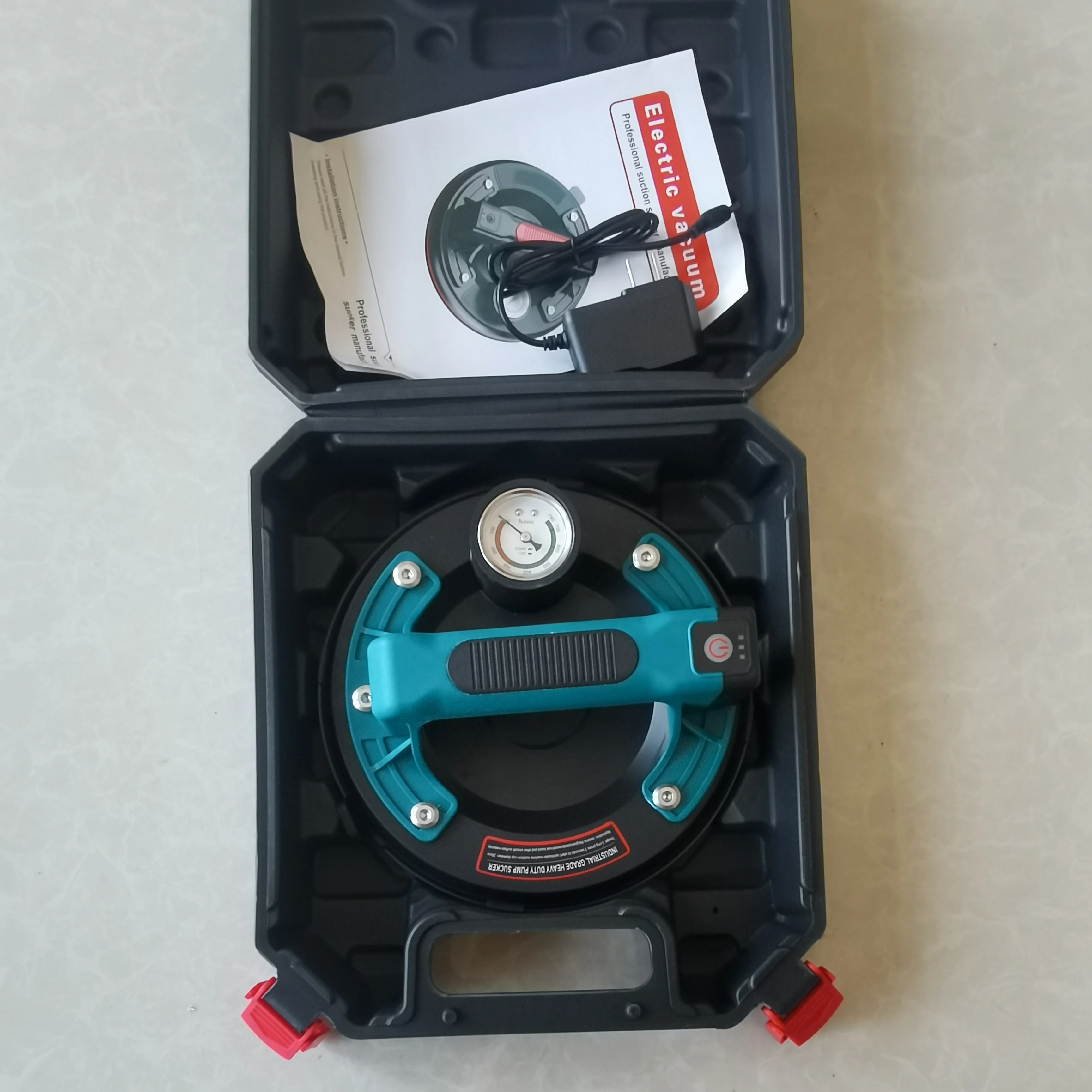 Cordless Heavy Duty Handheld Vacuum Cup Glass Lifter Granite Glass Suction Cup Tile Rubber Sucker