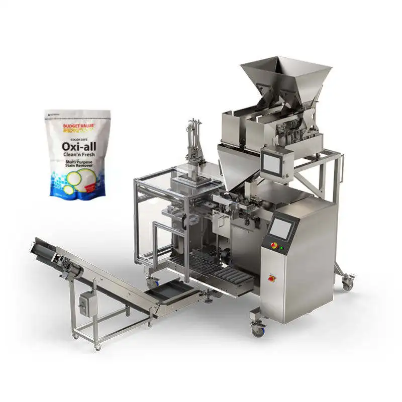 Automatic Linear Weigher Filling Sealing Horizontal Milk Powder Doypack Packing Machine