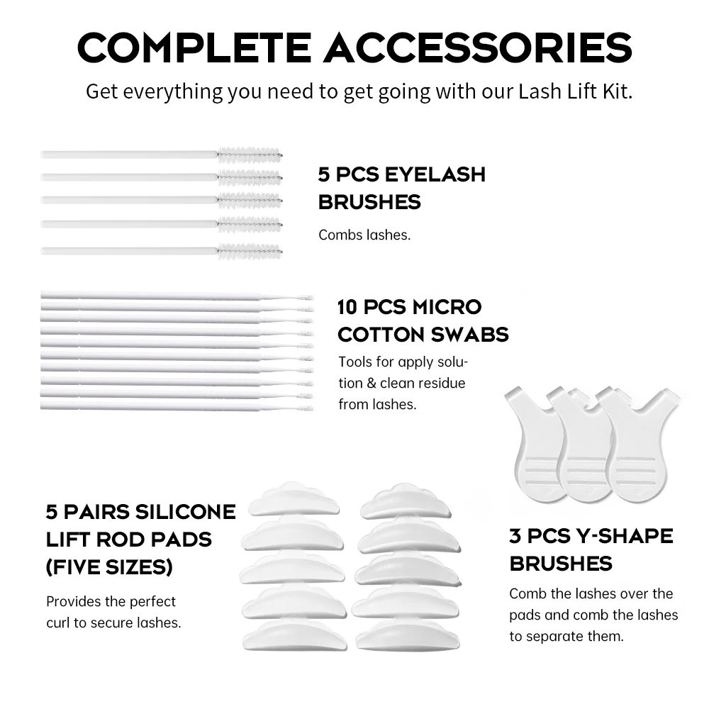 Unimore wholesale custom diy Cysteamine 5 applications professional Brow lamination Lash tint eyelash perm lift lifting kit