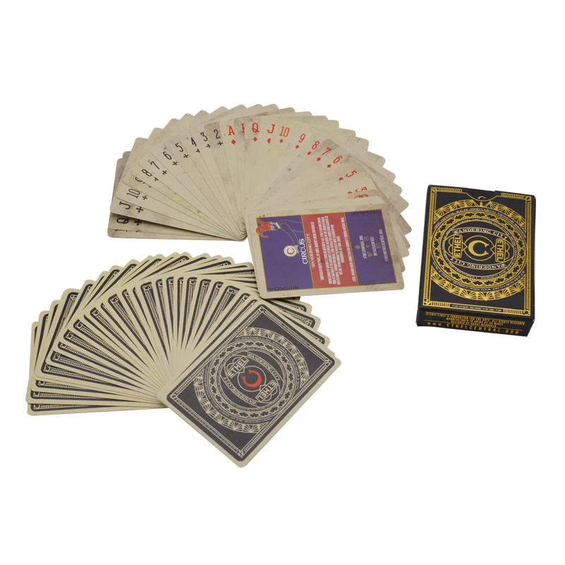 YHD-печать на заказ для взрослых казино Волшебные игральные покерные карты с пользовательским логотипом брендинг