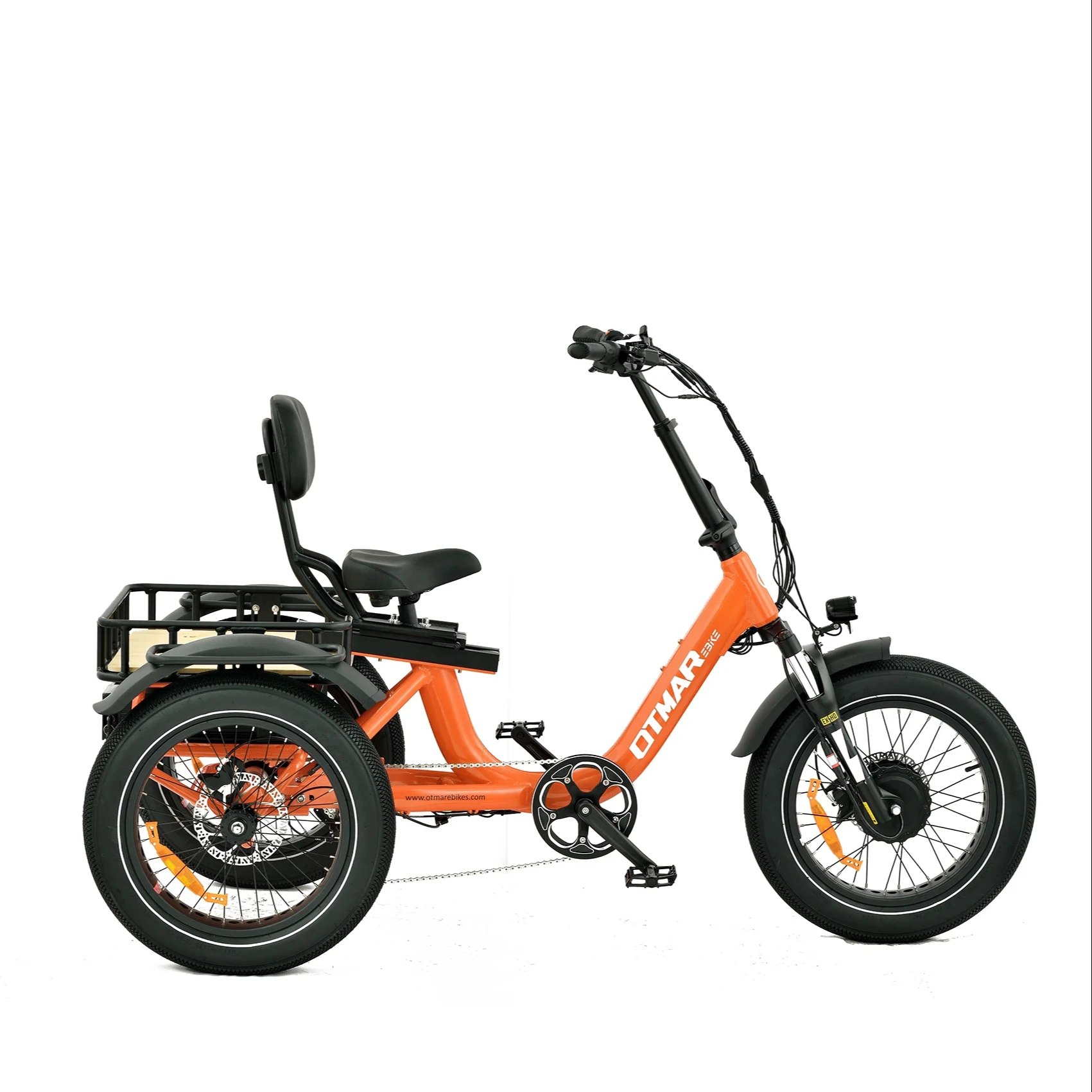 3 Wheel Electric Bike Fat Tire Electric Tricycle Saddle Can Move Back And Forth Electric Trike Adult Bicicleta Electrica