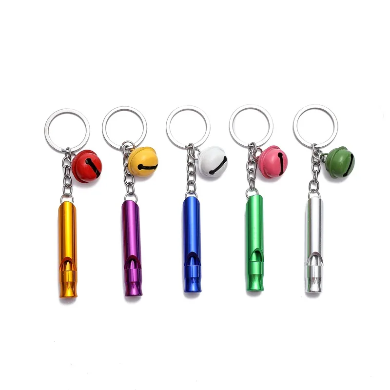 Ready to ship Amazon popular alloy multi purpose anti wolf Whistle ring Self Defense keychain pen set