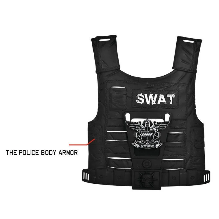 BS Toy Cheap Price Play House Set Toy Kids SWAT Clothes and Equipment Kit Toys For Sale