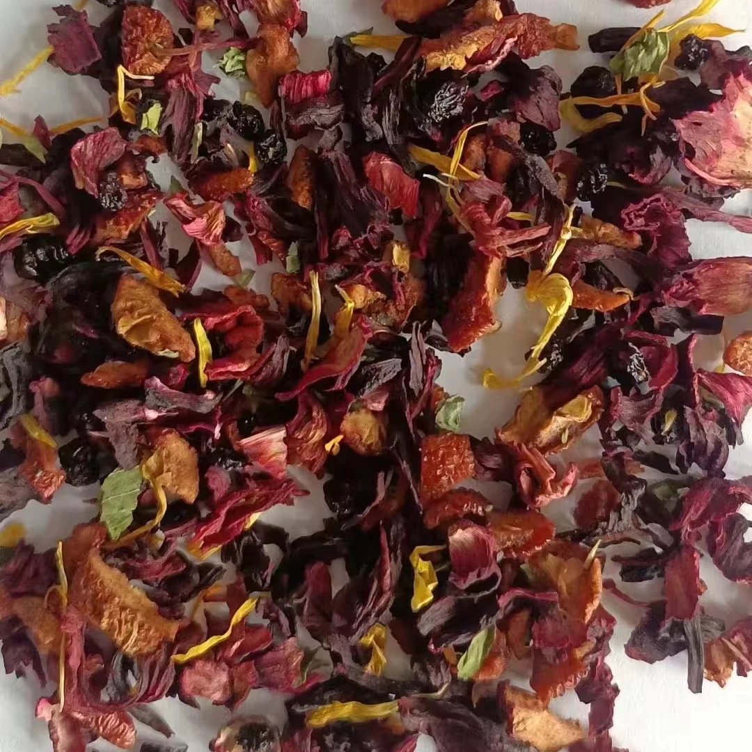 Wholesale High Quality Dried Hibiscus Roselle  fruit combination Tea For Drinking