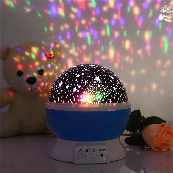 
Wholesales Night Light Projector Creative Rootating Moon Star Led Projector Night Light for kids 