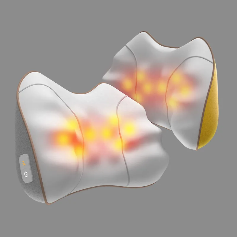 2022 Hot Selling Amazon Rechargeable The Curve Design 3D Kneading 8 Massage Head 3 Model Neck And Back Massager