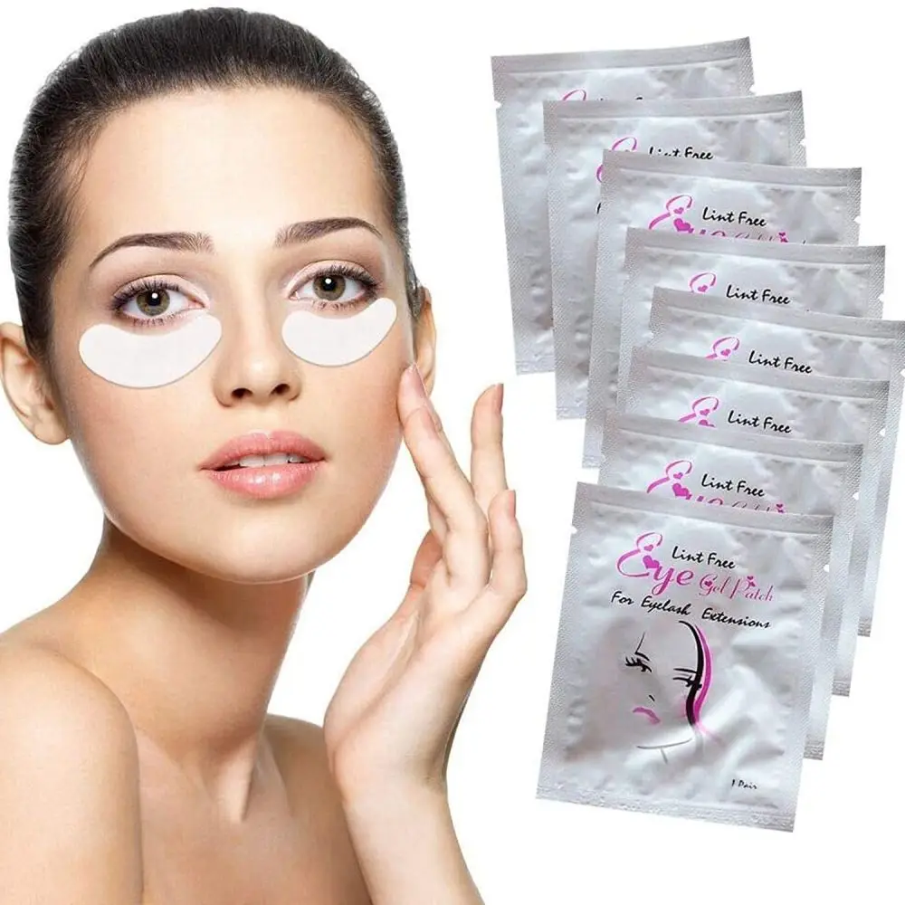 winning product 2024 Under Eye Pads eye patches ce High quality Disposable Lint Free Eyepad For Eyelash Extension rose eye pads