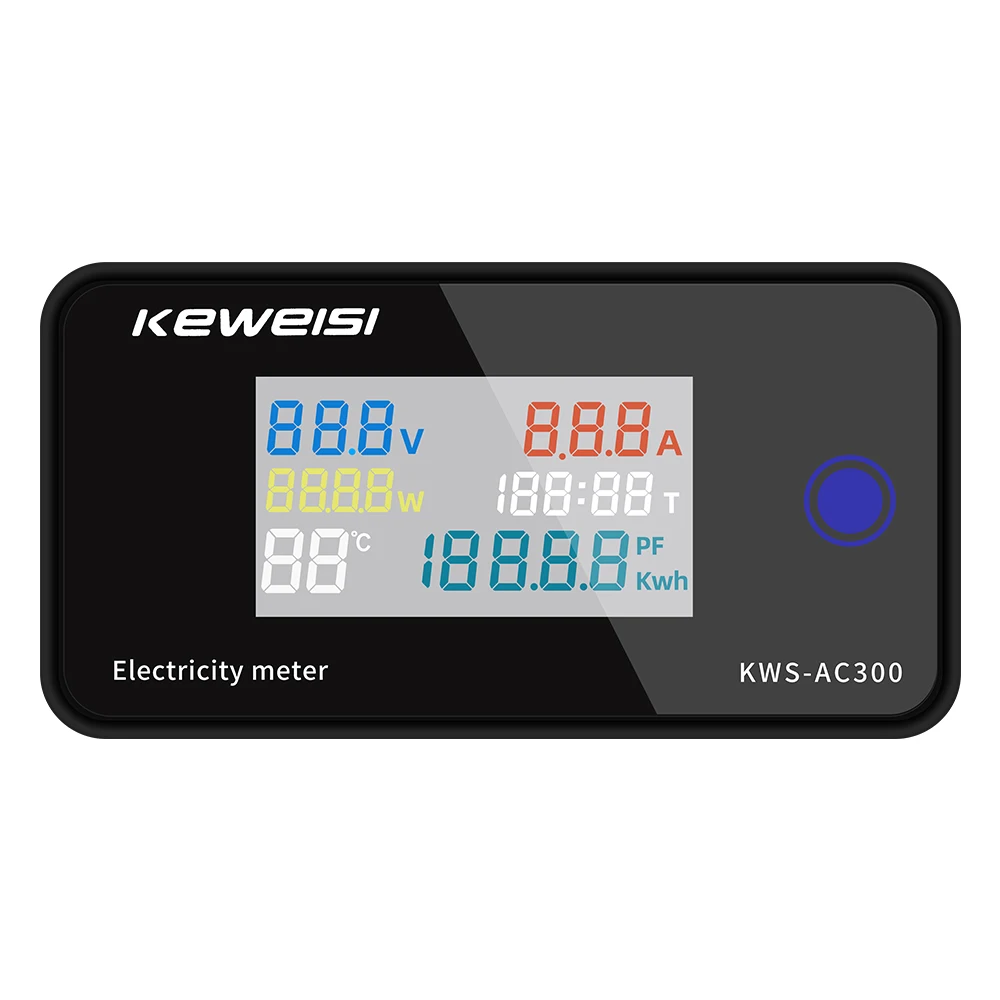 KWS-AC300 100A В переменного тока 50-300V измеритель мощности тестер напряжения энергии Вольт Ампер ватт счетчик электроэнергии монитор цифровой измерительная