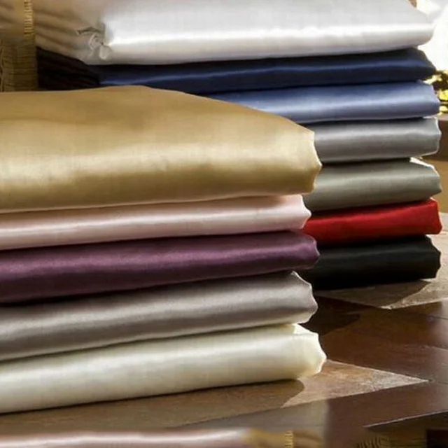 Атласная ткань из 100% полиэстера