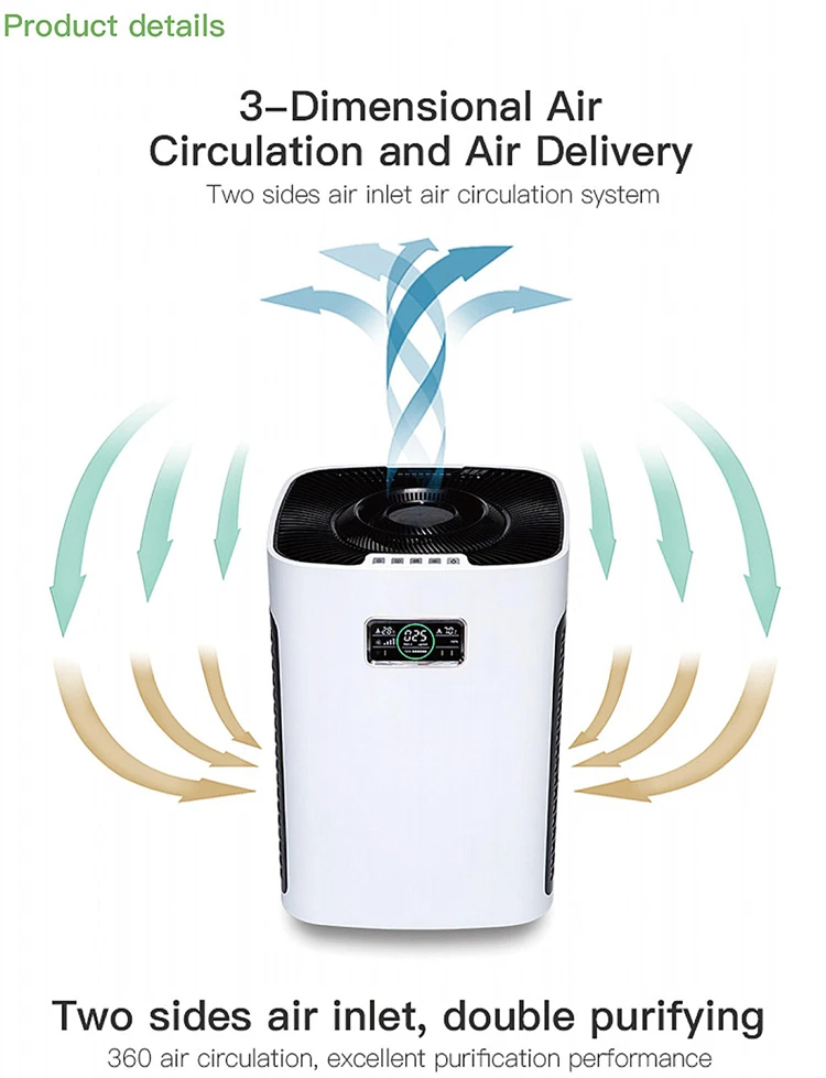 
Anti-virus Air Sterilizer with UV Lamp Air Disinfect Purifier OEM Ready to Ship 
