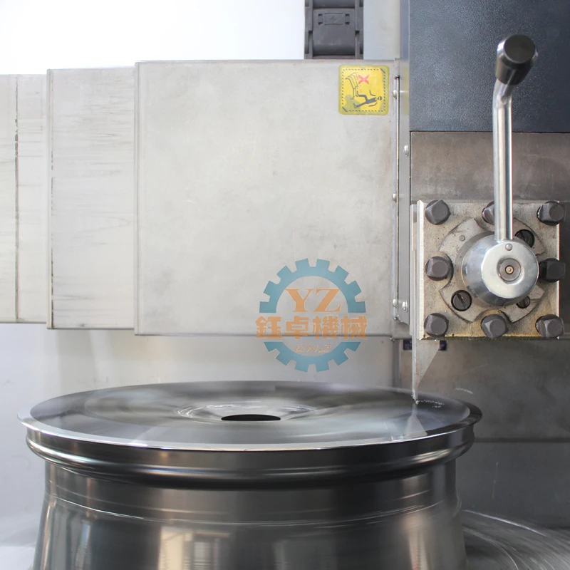 WRC32VM Touch Screen PLC type Alloy Wheel Repair Lathe Machine Vertical Lathe