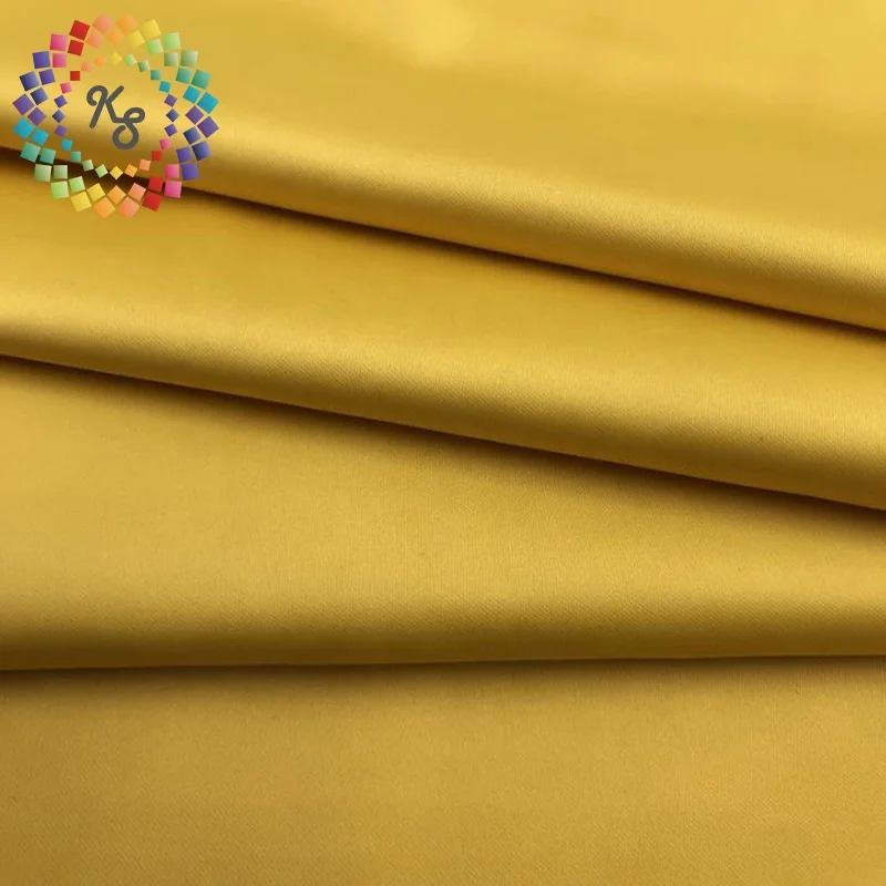 High Elastic Thick Roll Satin Fabric Imitation Acetic Acid Fabric For Baseball Coat