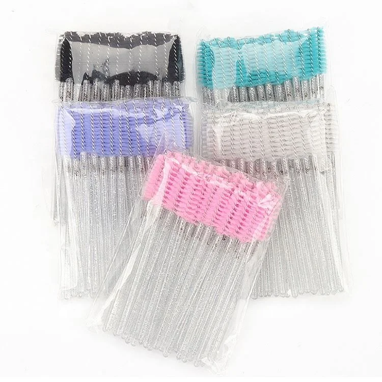 2024 Hot Sale Micro Disposable Extension Eyelash Brushes Individual Applicators Mascara Brush