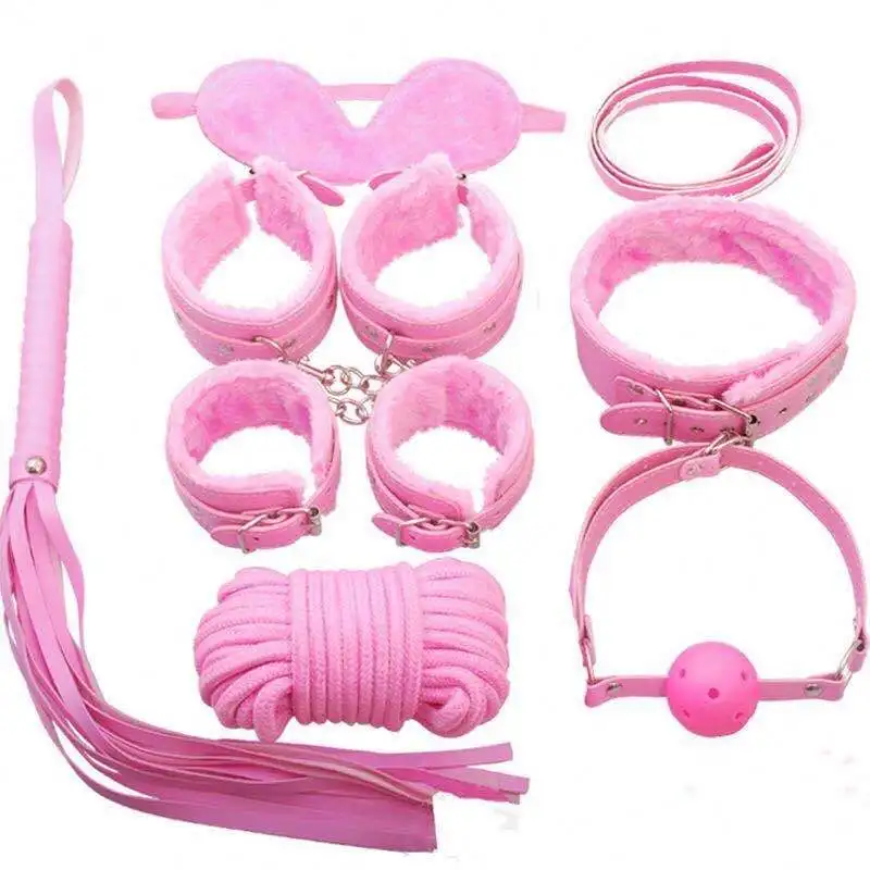 Wholesale 10 Piece Erotic Juguetes Sexuales Eroticos Adult Sex Toys for Couples Sex Leather Bondage Set BDSM Belts