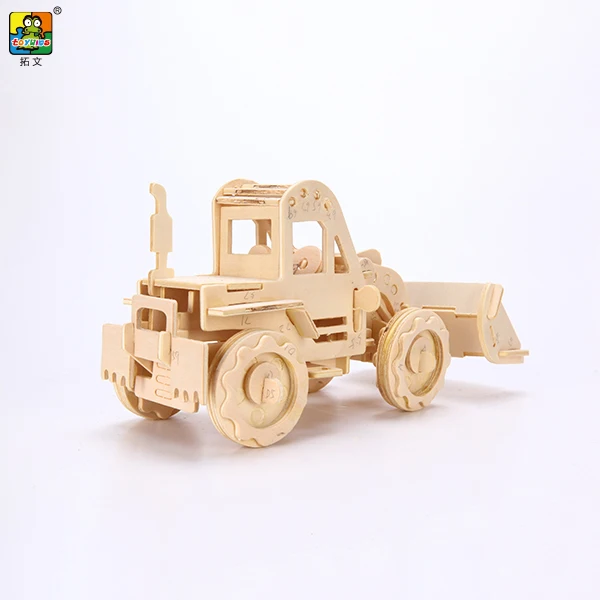Excavator Toy Vehicle Truck Model Pull Back Metal Construction Truck Bulldozer Toy Wooden DIY boy Birthday party Gift Collection